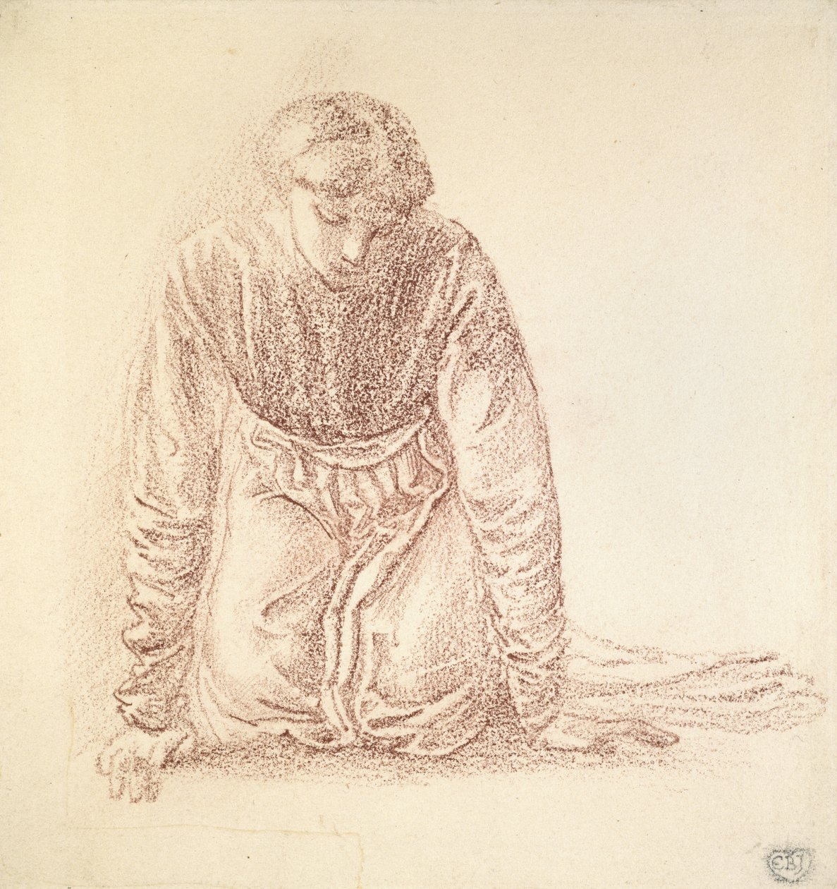 Kneeling Figure of a Woman by Edward Burne-Jones