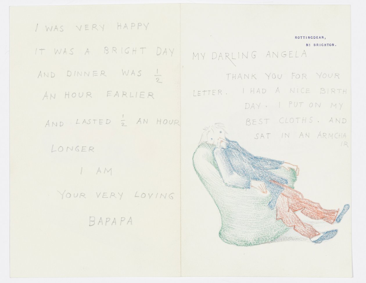 Letter to the artist