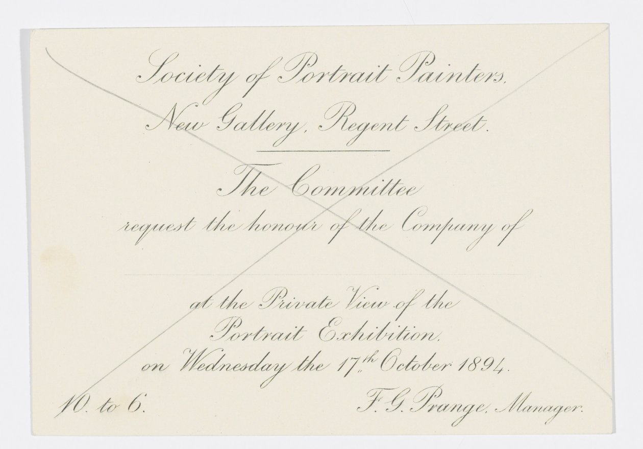 Letter to the artist