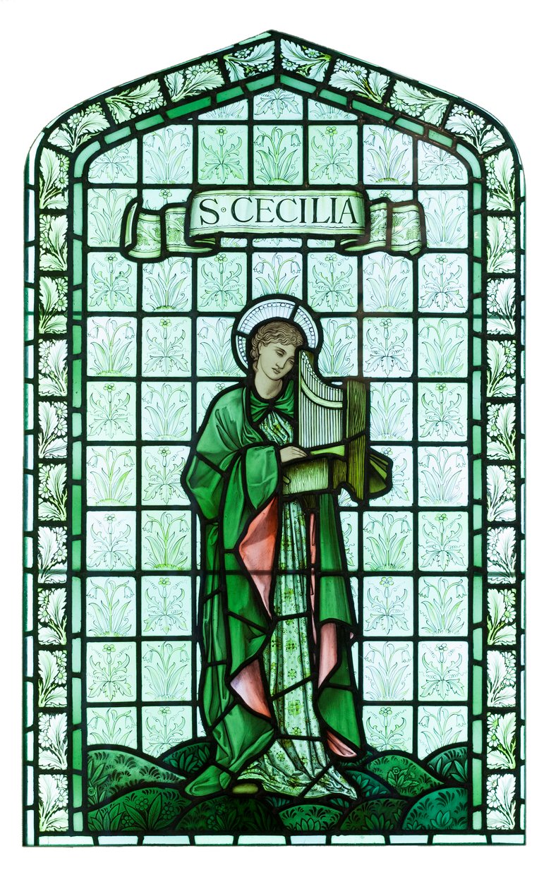 Saint Cecilia (c.1897) by Edward Coley Burne-Jones