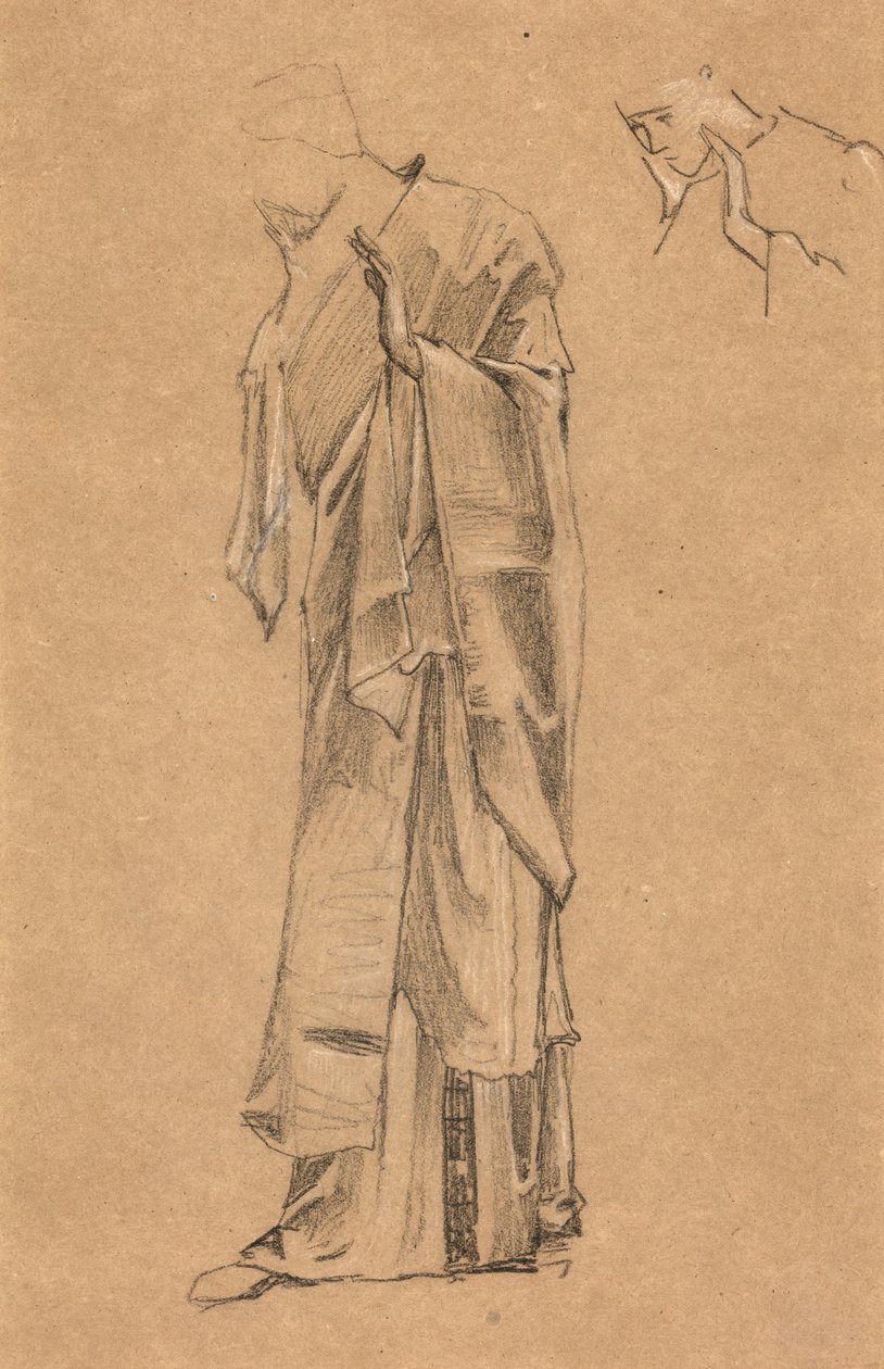 Study associated with "The Dream of Lancelot" by Edward Burne Jones