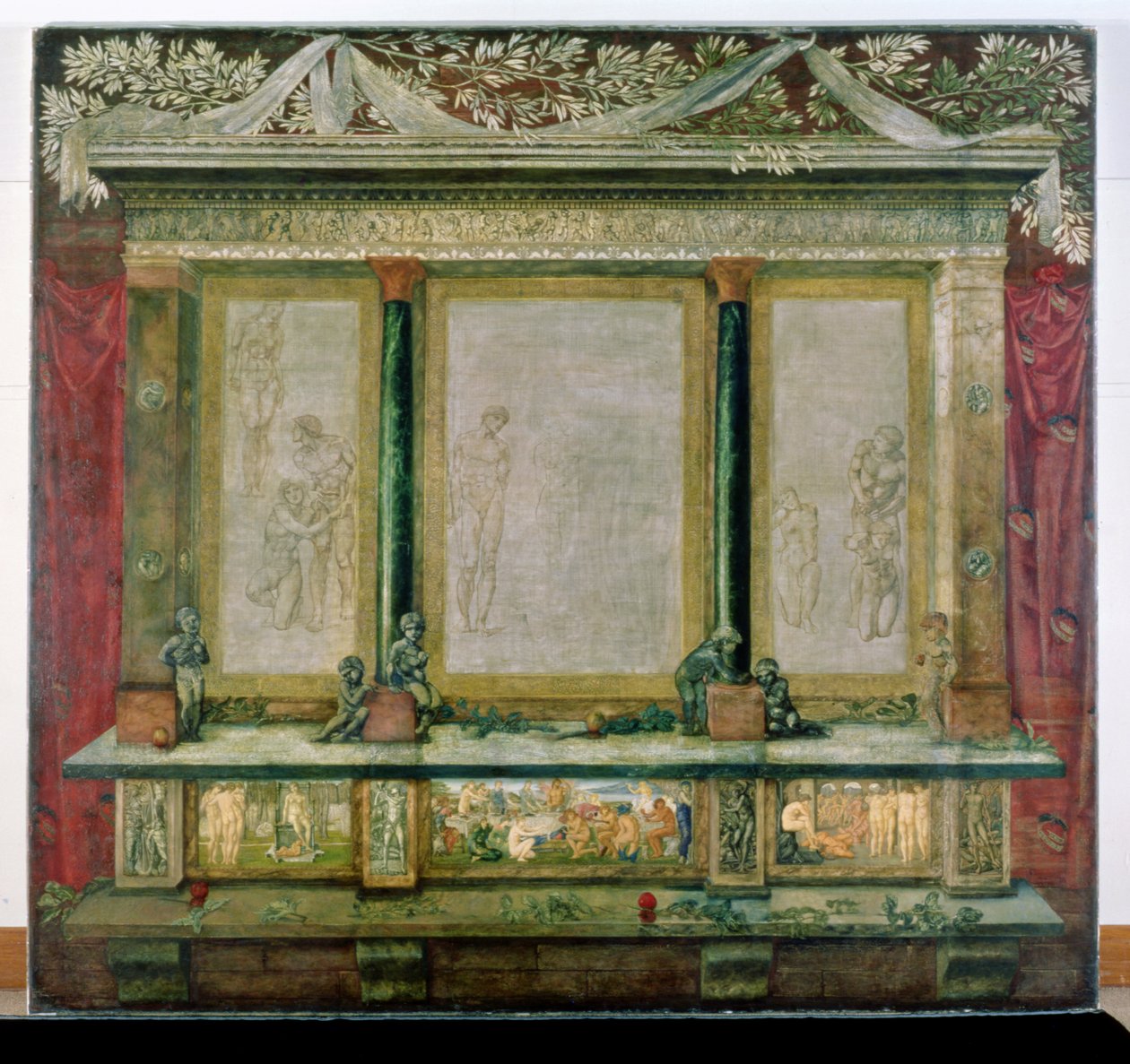Troy Triptych, 1872-1898 by Edward Burne Jones