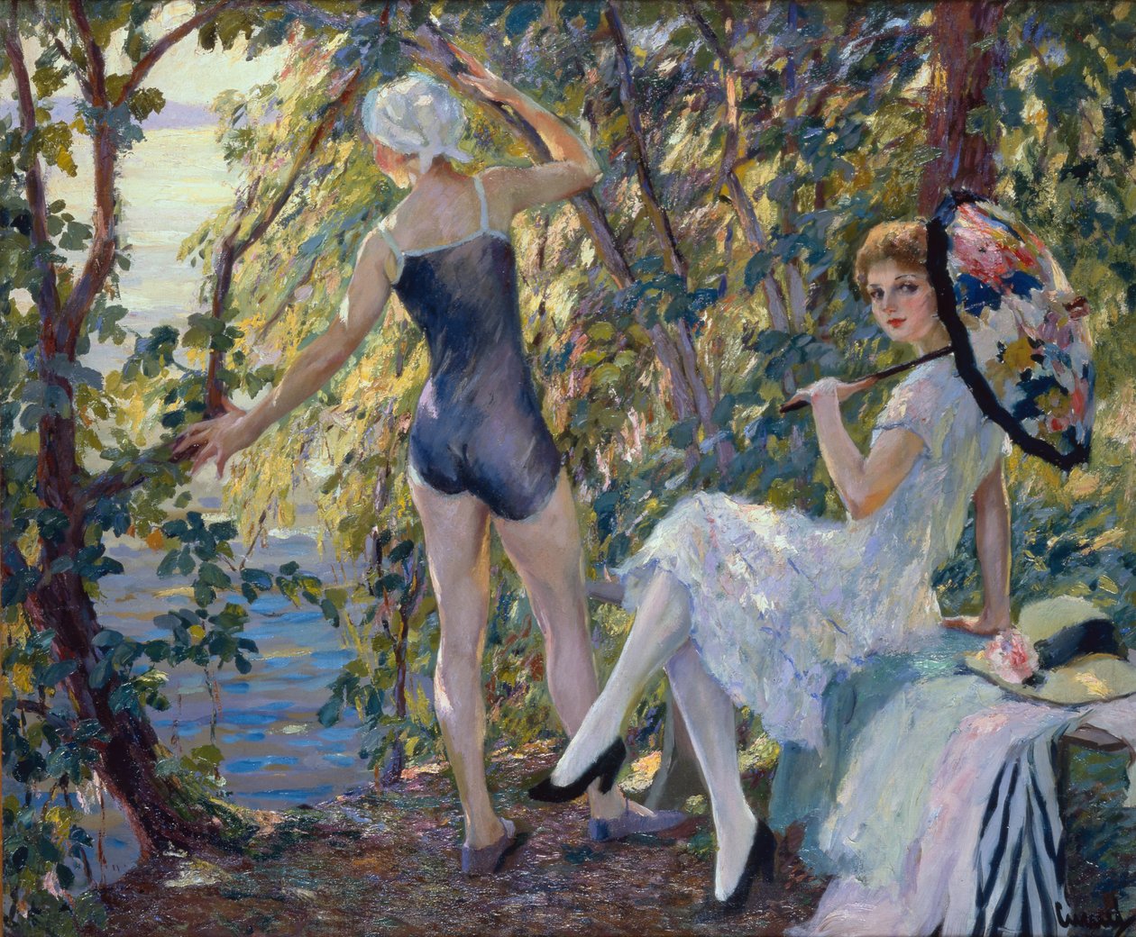 The Bathers by Edward Cucuel