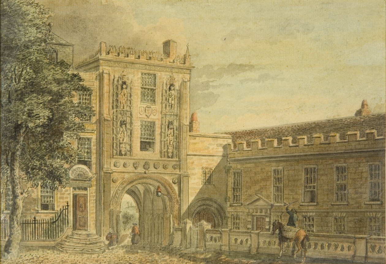 North view of the College Gateway by Edward Eyre