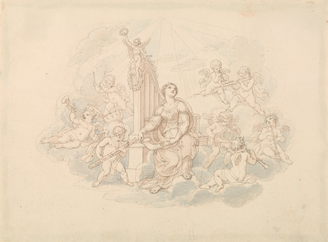 Heavenly Orchestra by Edward Francis Burney