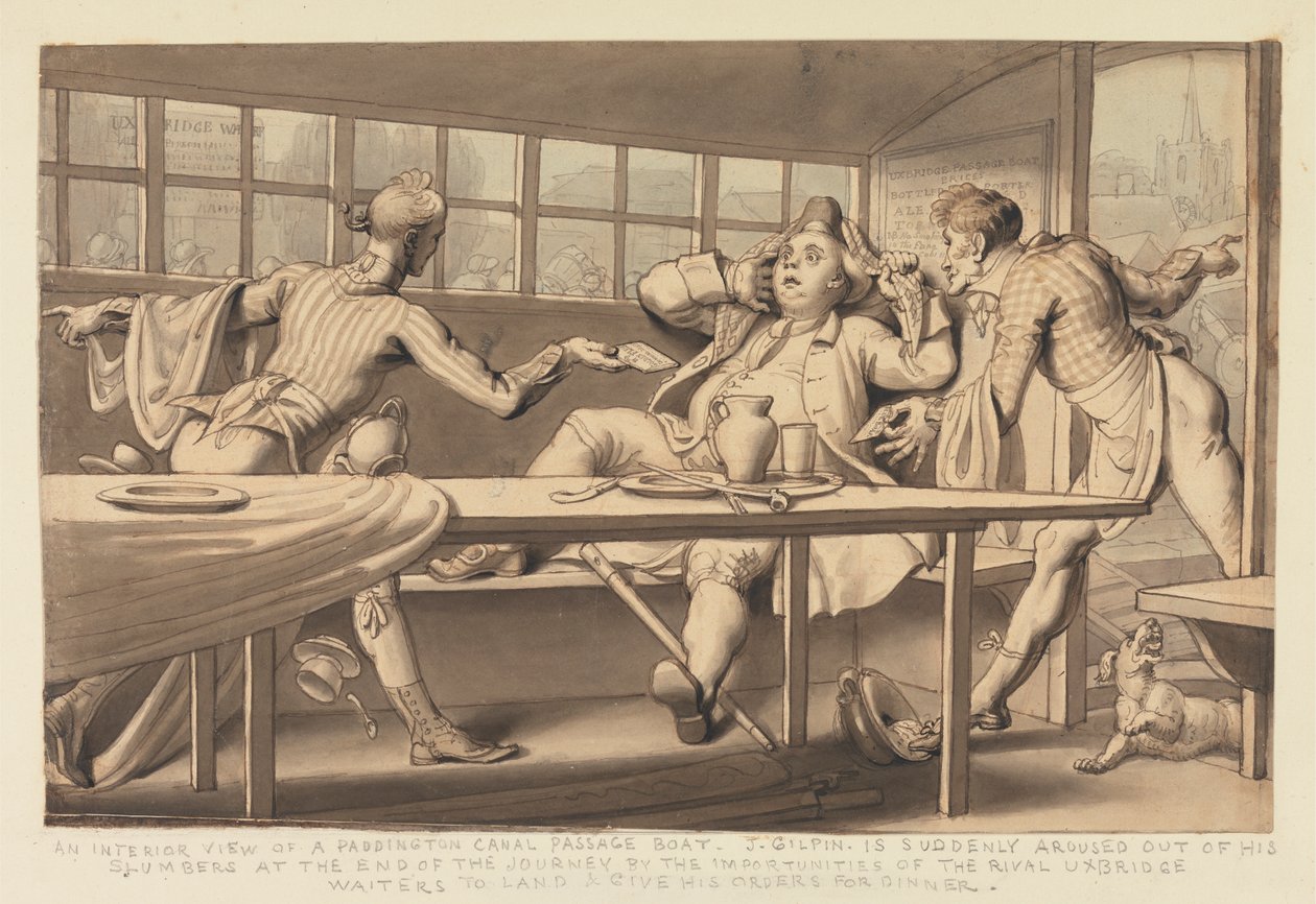 John Gilpin in the Uxbridge Passage Boat by Edward Francis Burney
