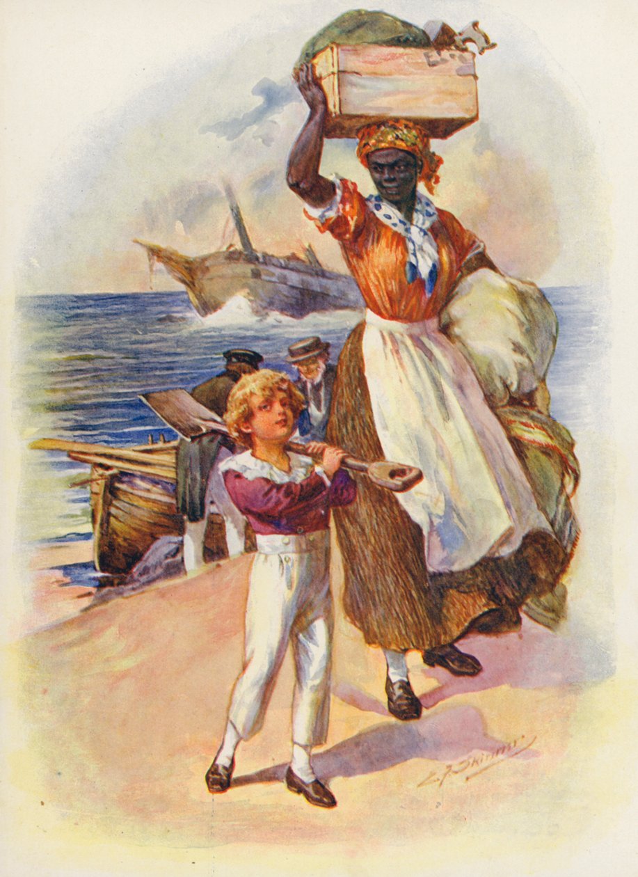 Illustration for Masterman Ready by Captain Marryat by Edward Frederick Skinner