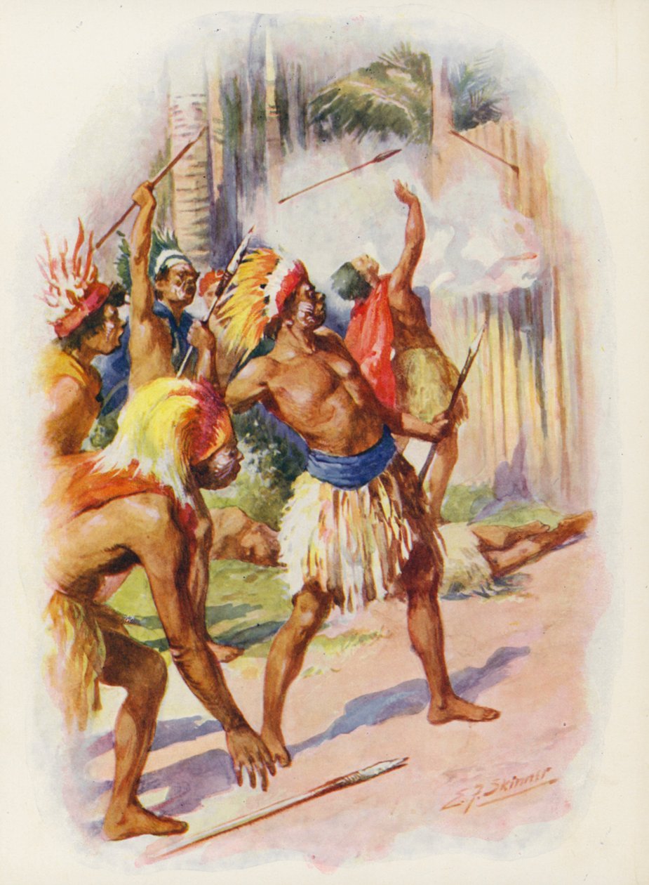 Illustration for Masterman Ready by Captain Marryat by Edward Frederick Skinner