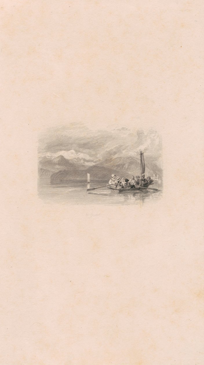 The Lake of Geneva by Edward Goodall