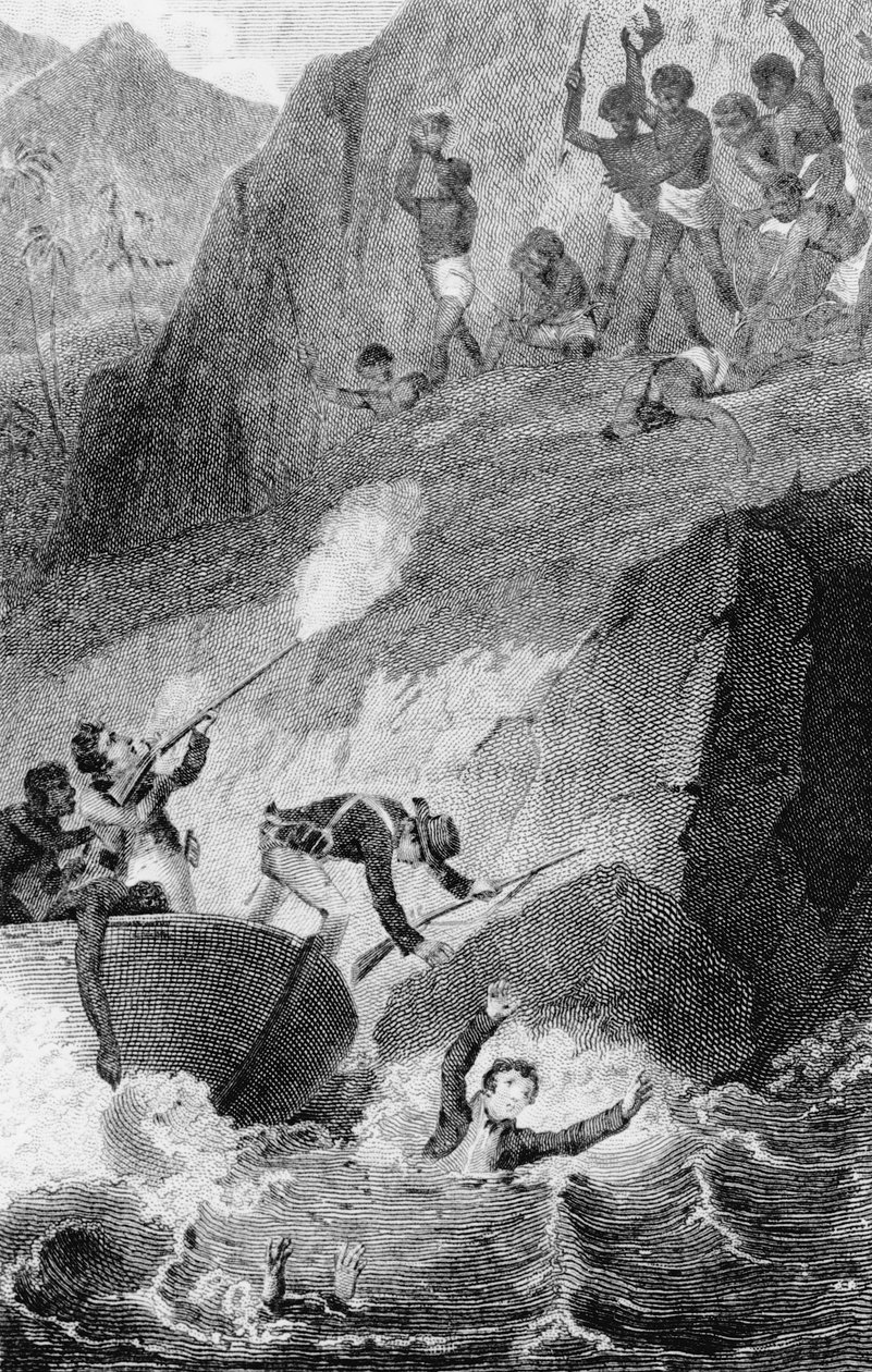 The Death of Mungo Park, 1806 by Edward Henry Corbould