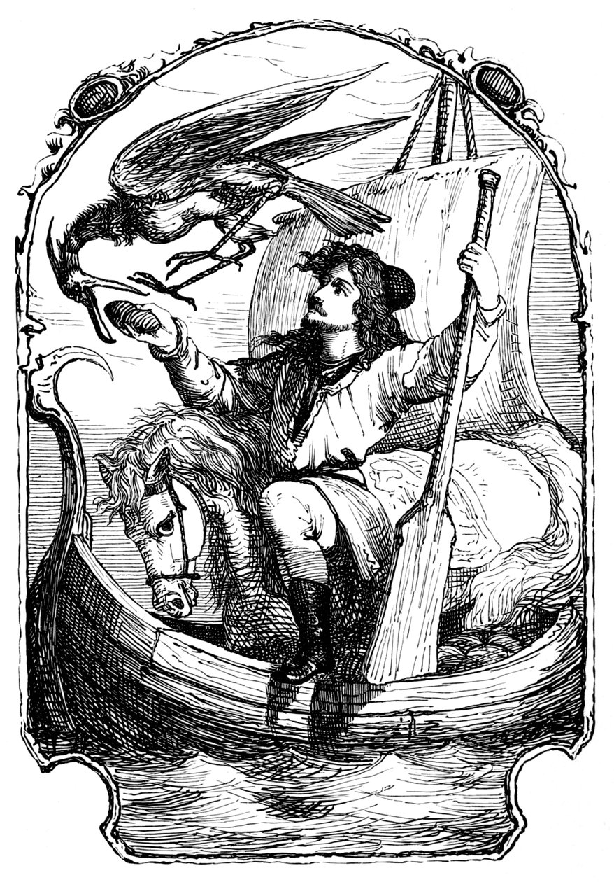 Ferdinand the Faithful and Ferdinand the Unfaithful, 1901 by Edward Henry Wehnert