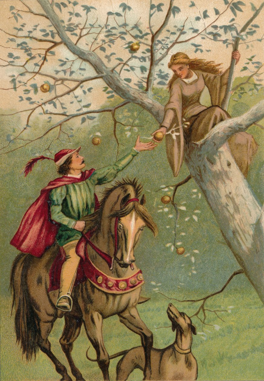 Two-Eyes and the Knight by Edward Henry Wehnert