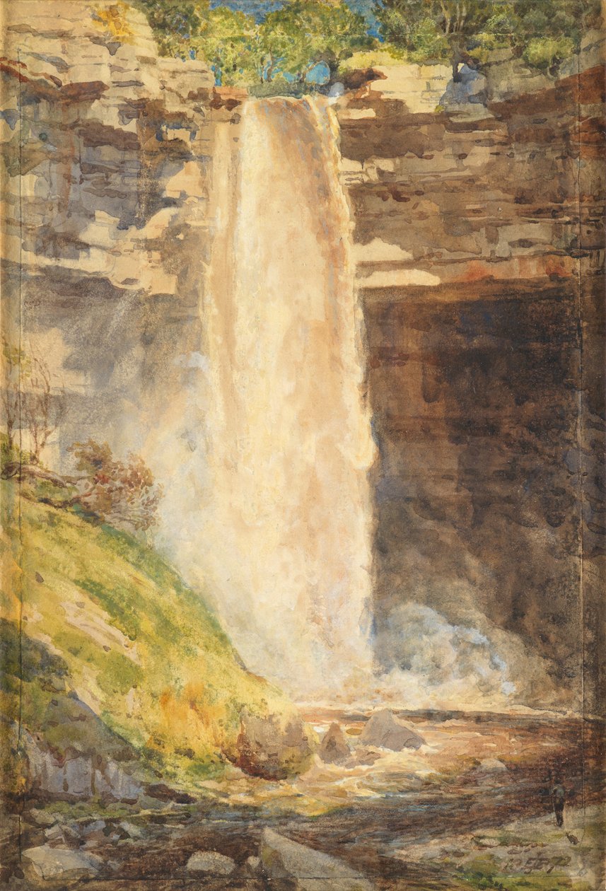 Hardraw Force, 1872 by Edward John Poynter