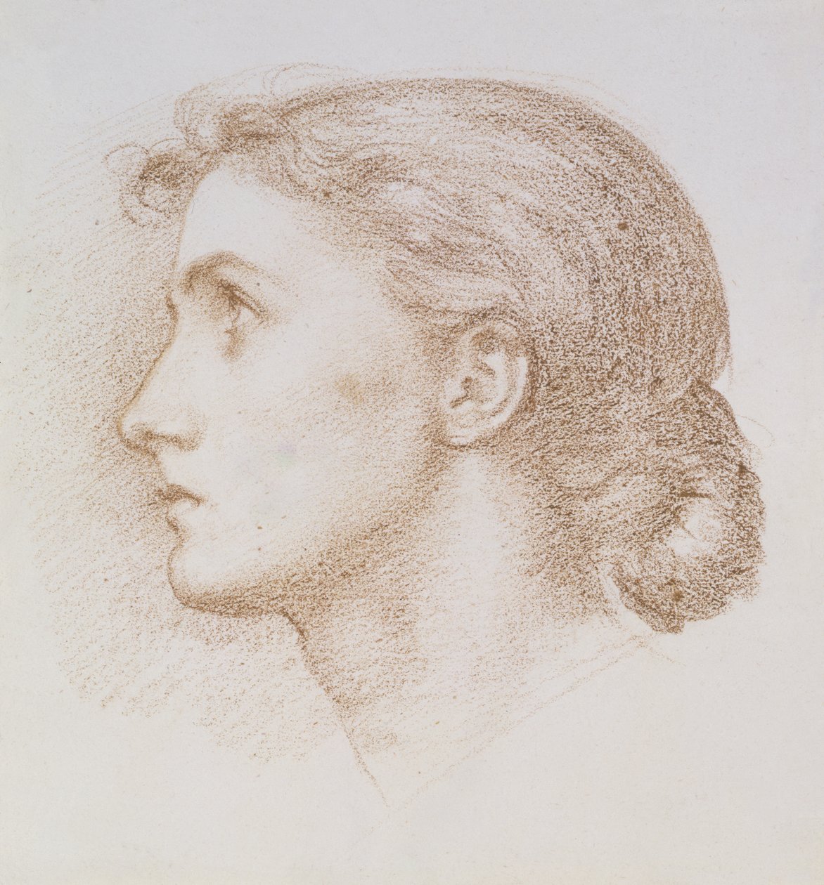 Head Study of a Young Woman by Edward John Poynter