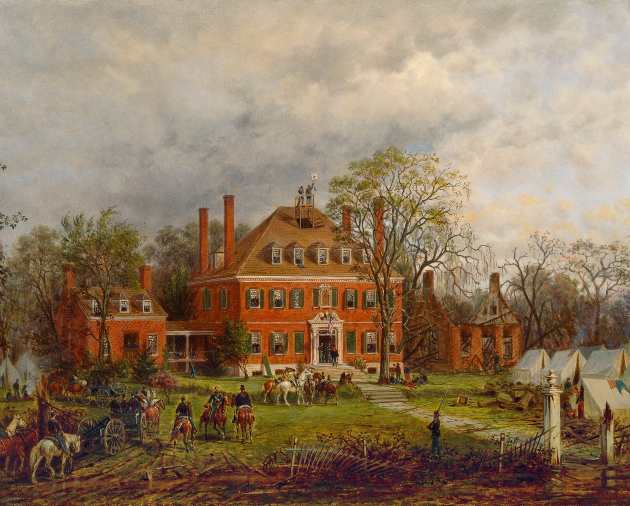 The Old Westover House by Edward Lamson Henry