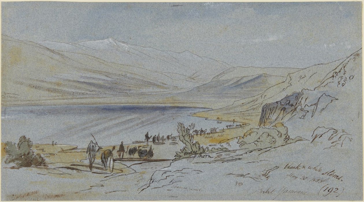 Birket el Yamouni by Edward Lear