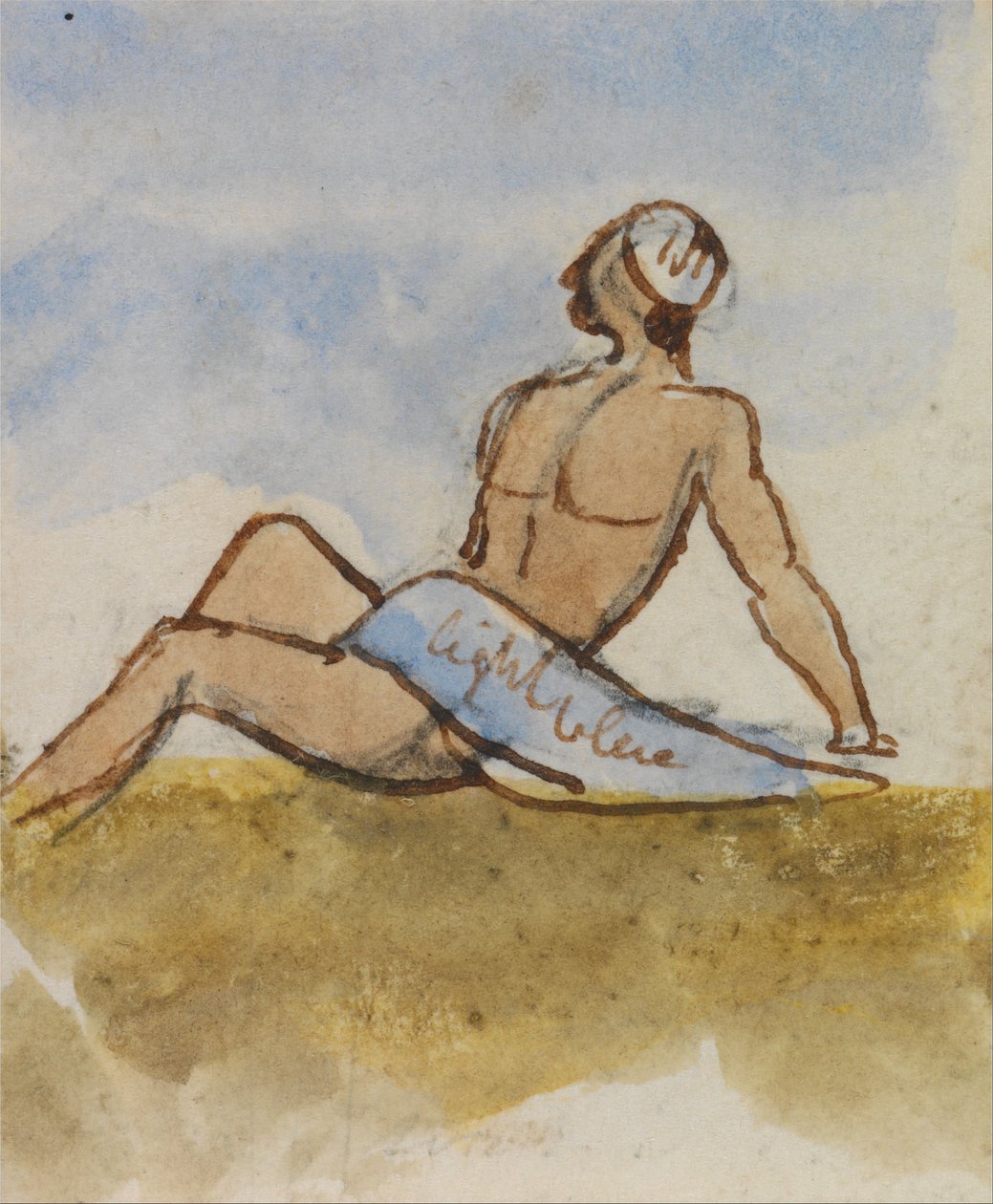 Egyptian Man by Edward Lear