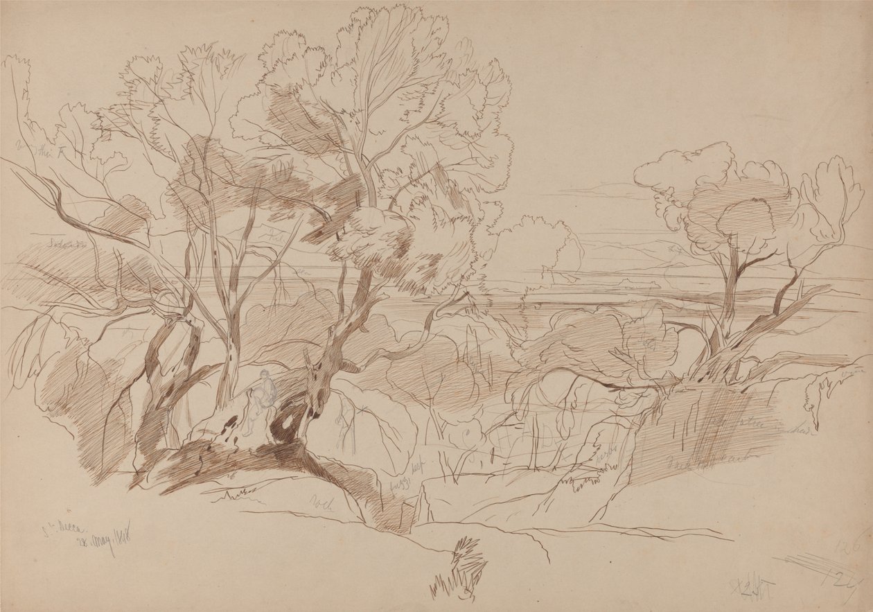 Santa Decca, Corfu, 28 May 1848 by Edward Lear