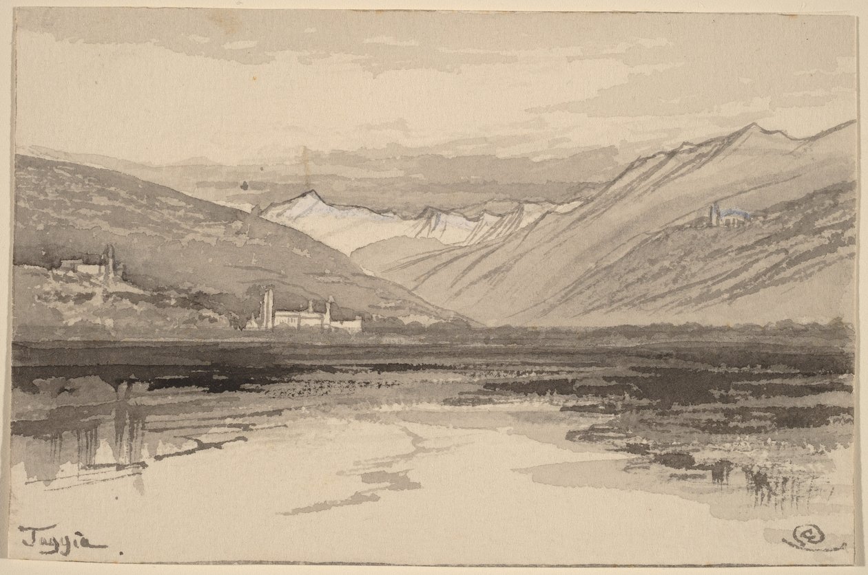 Taggia by Edward Lear
