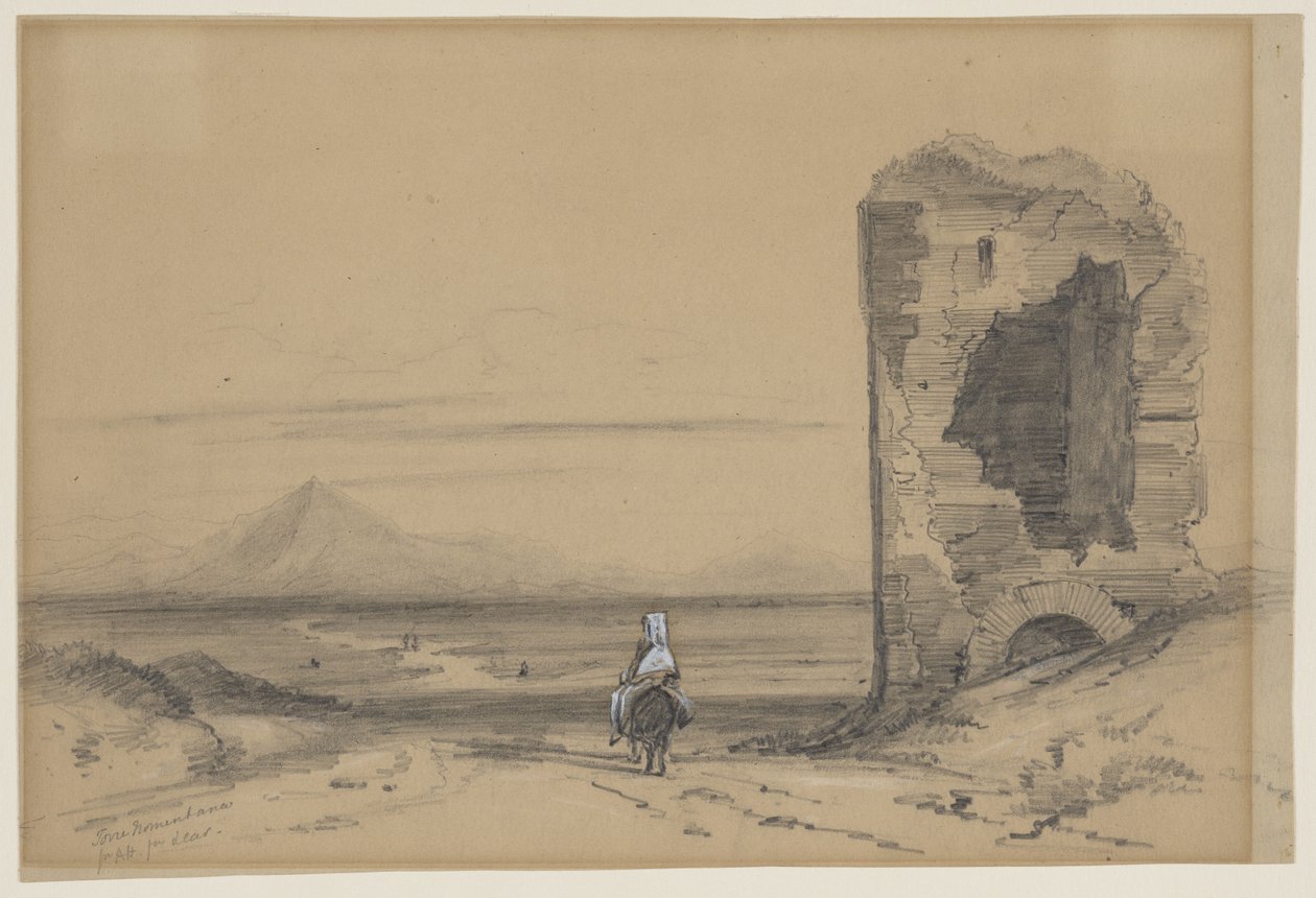Torre Nomentana by Edward Lear: Buy fine art print
