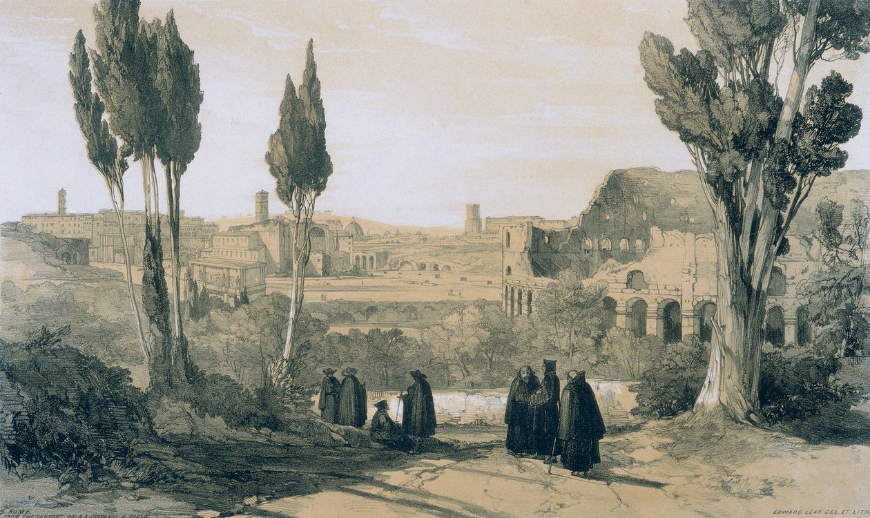 Views in Rome and its environs: Rome from the Convent of Ss. Giovanni e ...