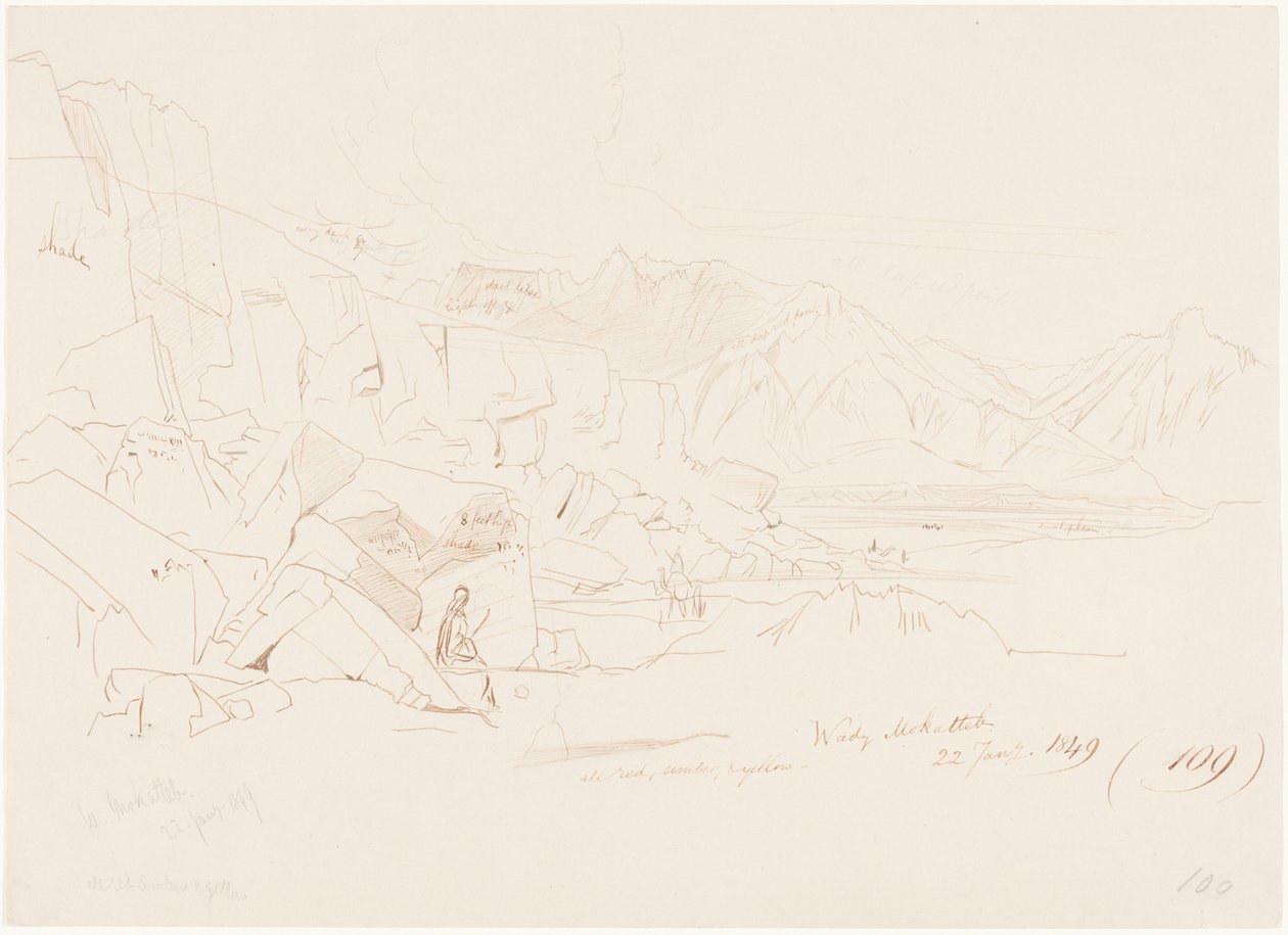 Wady Mokatteb by Edward Lear