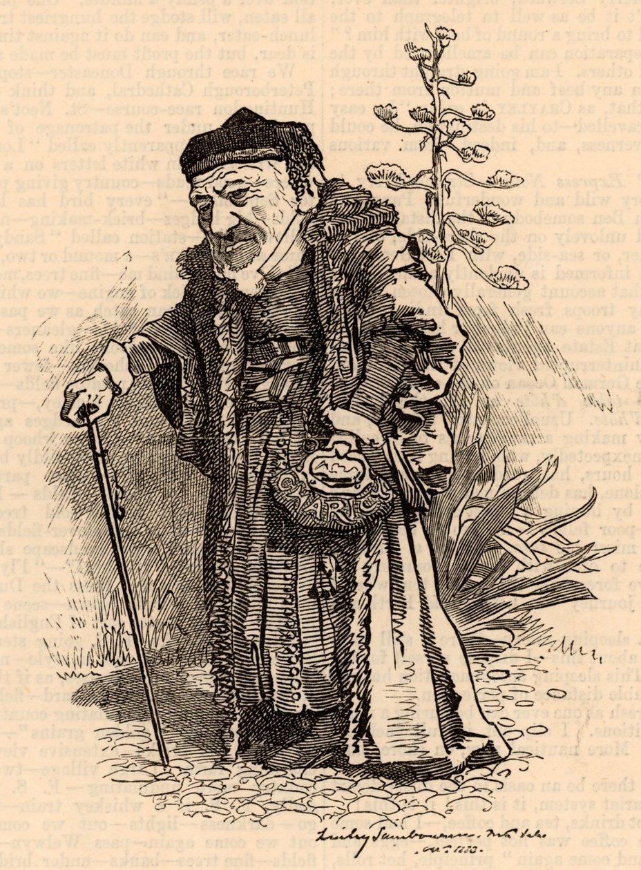 Moses Montefiore (1784-1885) by Edward Linley Sambourne
