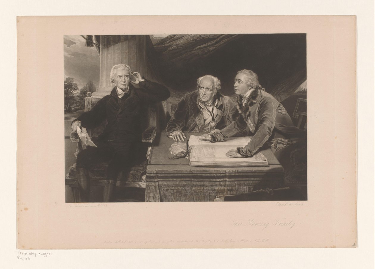 Portrait of Sir Francis Baring, with His Brother and His Son-in-Law by Edward McInnes