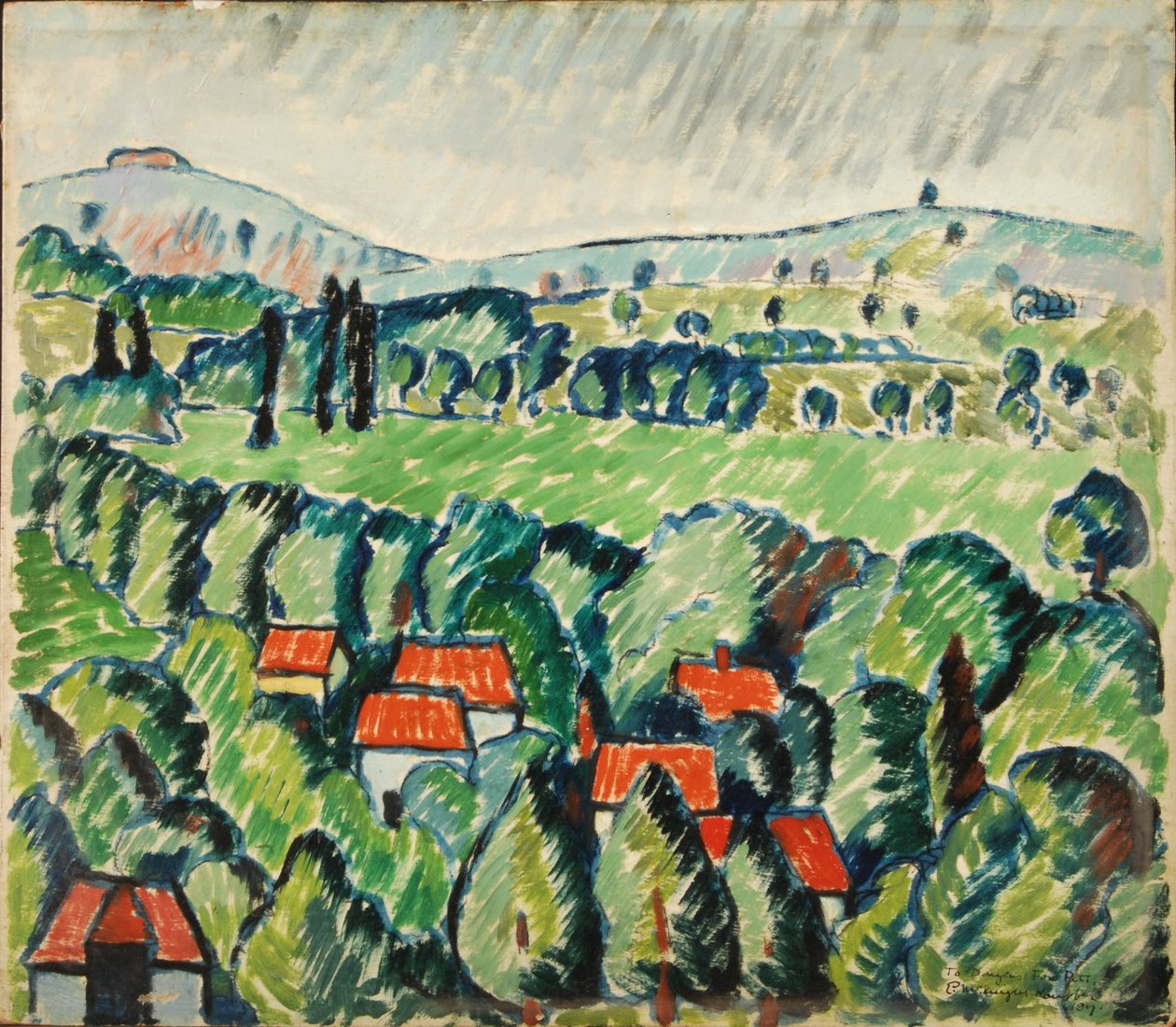 Berkshire Landscape by Edward McKnight Kauffer