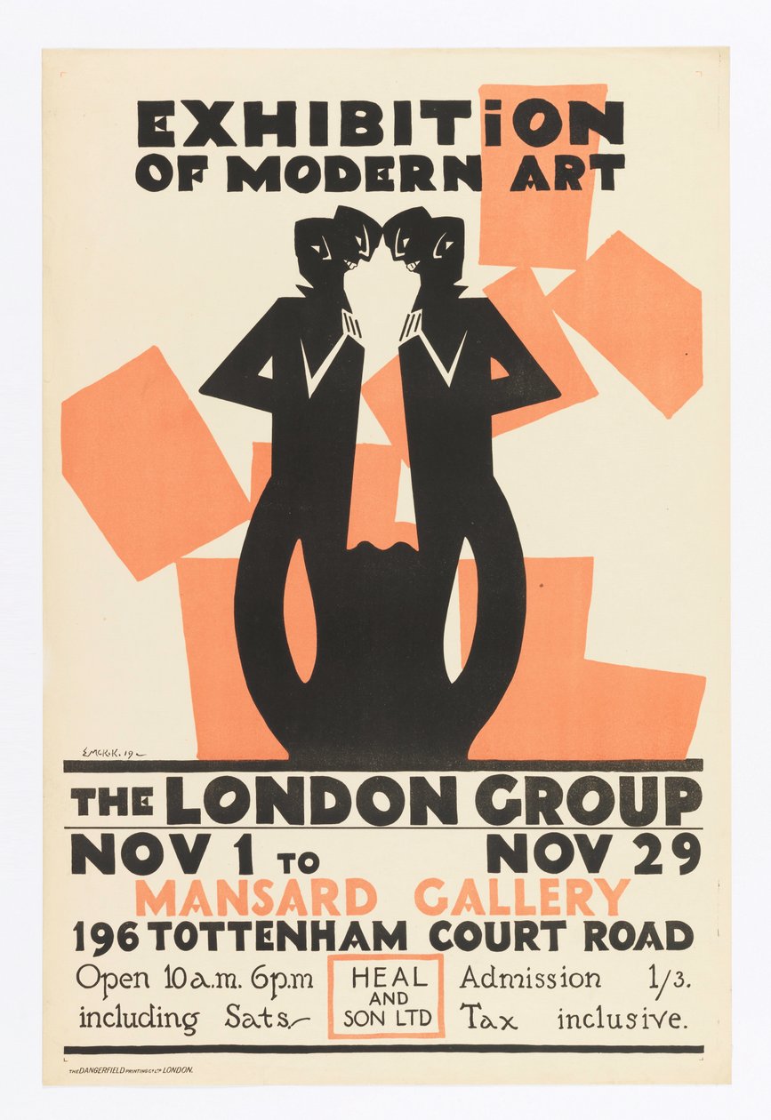Poster, Exhibition of Modern Art-The London Group