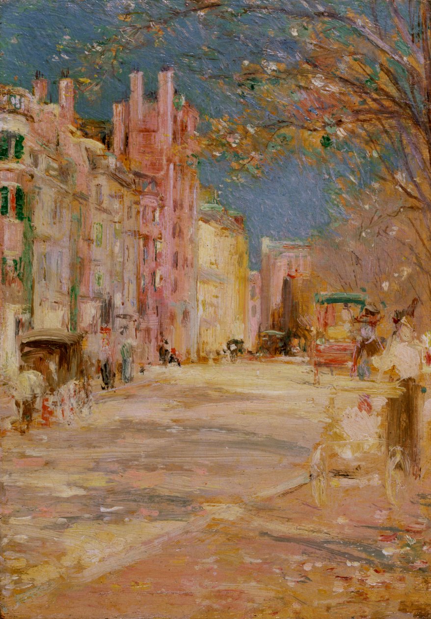 Boston Street Scene by Edward Mitchell Bannister
