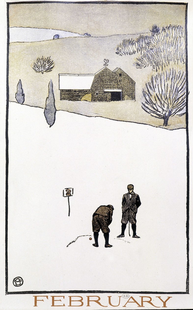Golf in the Snow - in 
