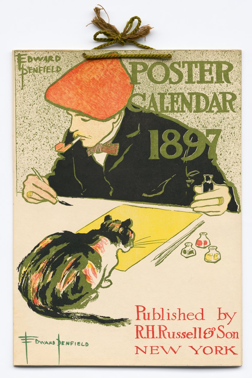 Poster Calendar 1897 by Edward Penfield