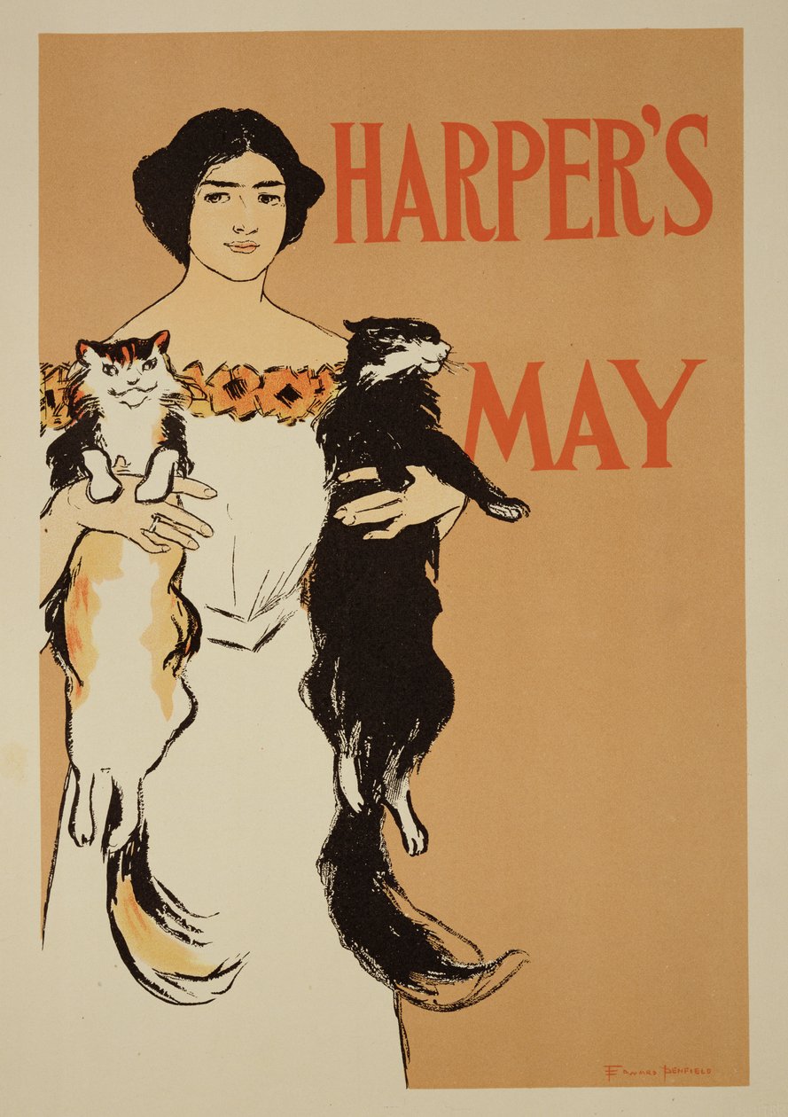 Reproduction of a poster advertising the May Issue of 