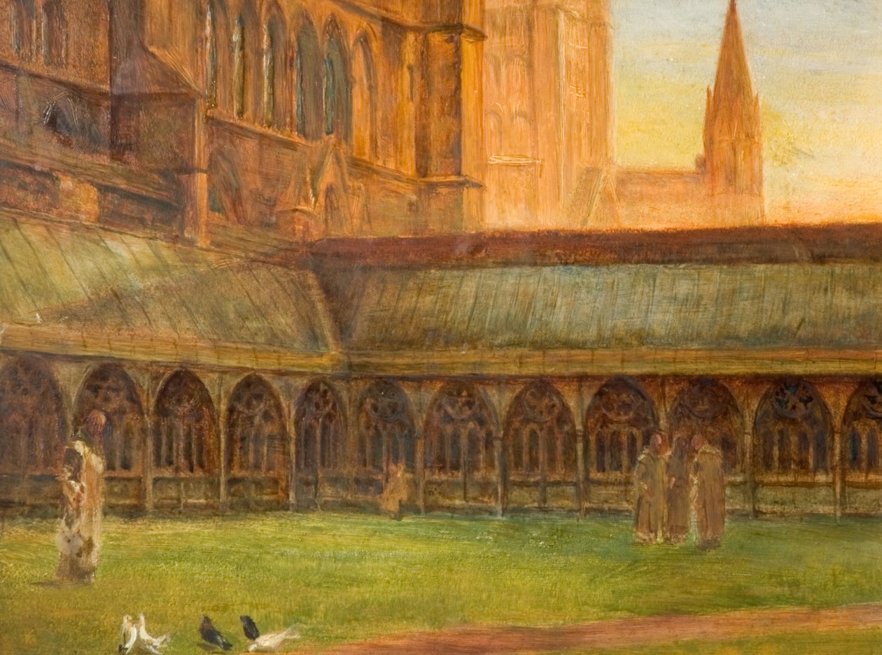 Lincoln Cathedral - The Cloisters by Edward R Taylor