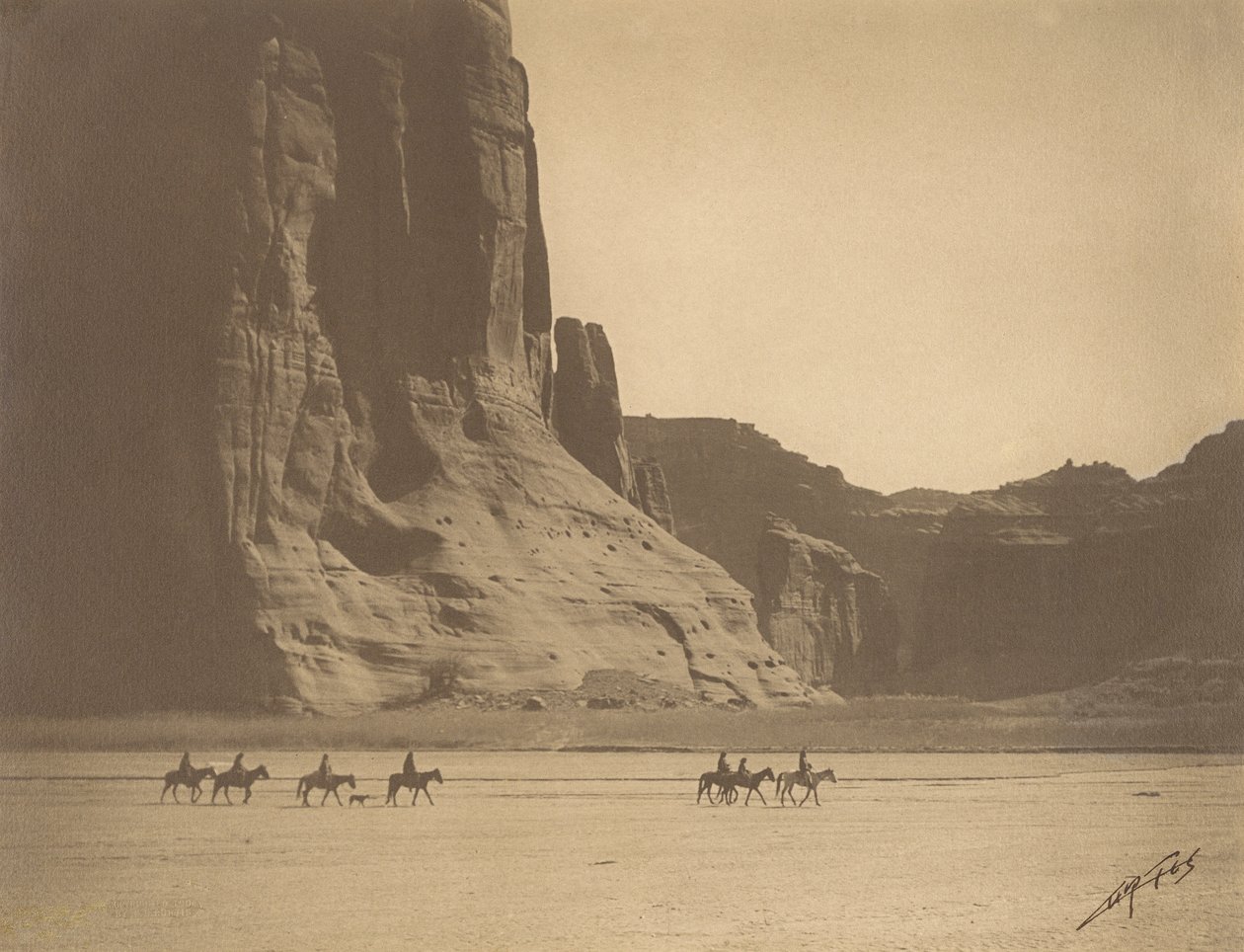 Canyon de Chelly by Edward S. Curtis