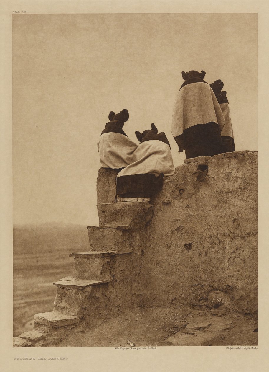 Watching the Dancers by Edward S. Curtis