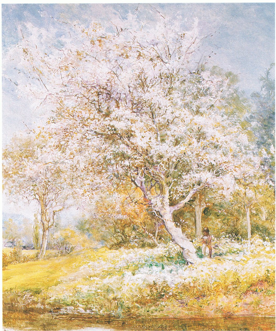 Gathering Flowers by Edward Samuel Harper