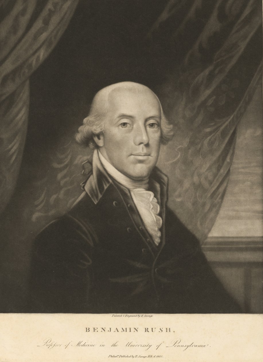 Benjamin Rush by Edward Savage