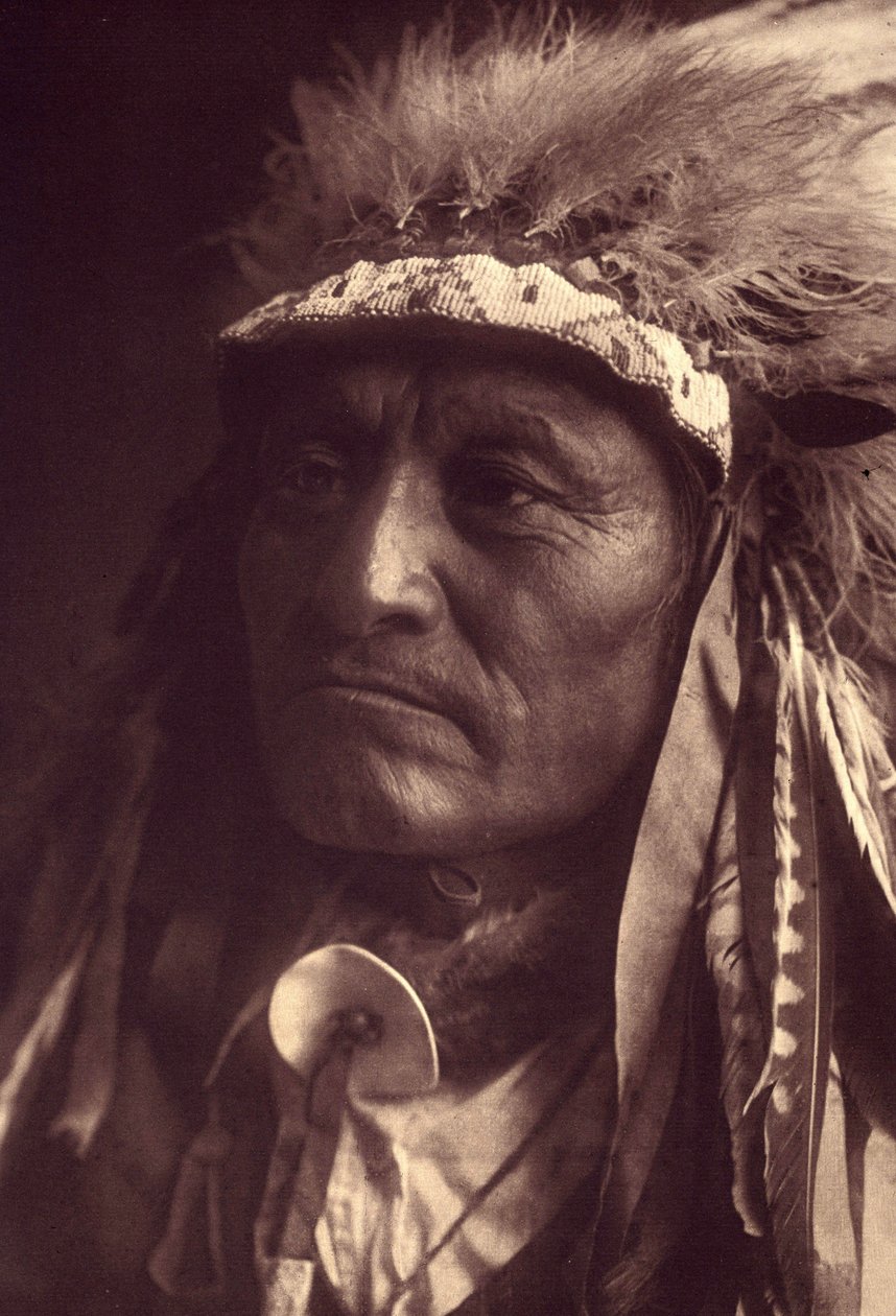 Crazy Thunder, a Sioux Teton by Edward Sheriff Curtis