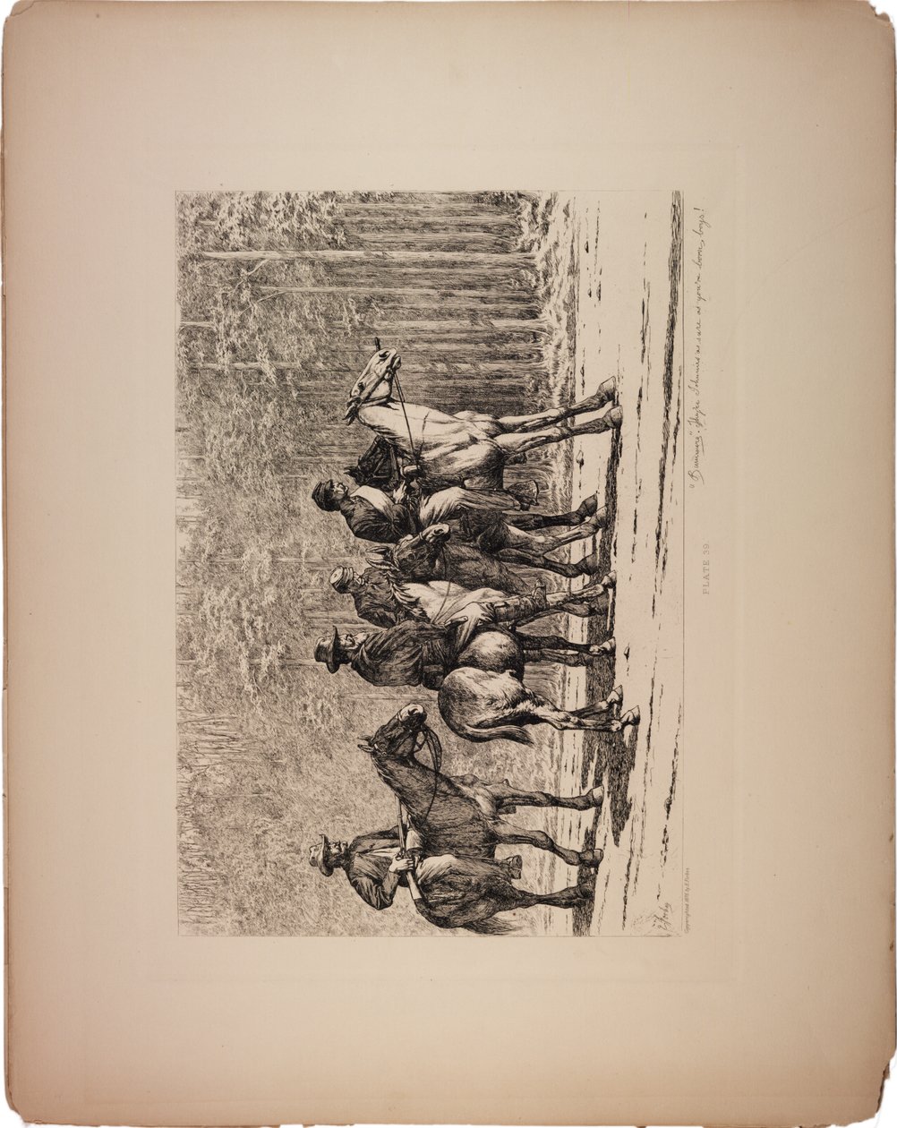 Bummers, 1876 by Edwin Austin Forbes