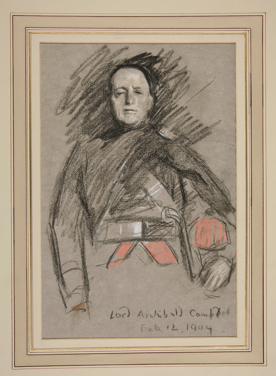 Coronation of Edward VII Portrait: Lord Archibald Campbell by Edwin Austin Abbey