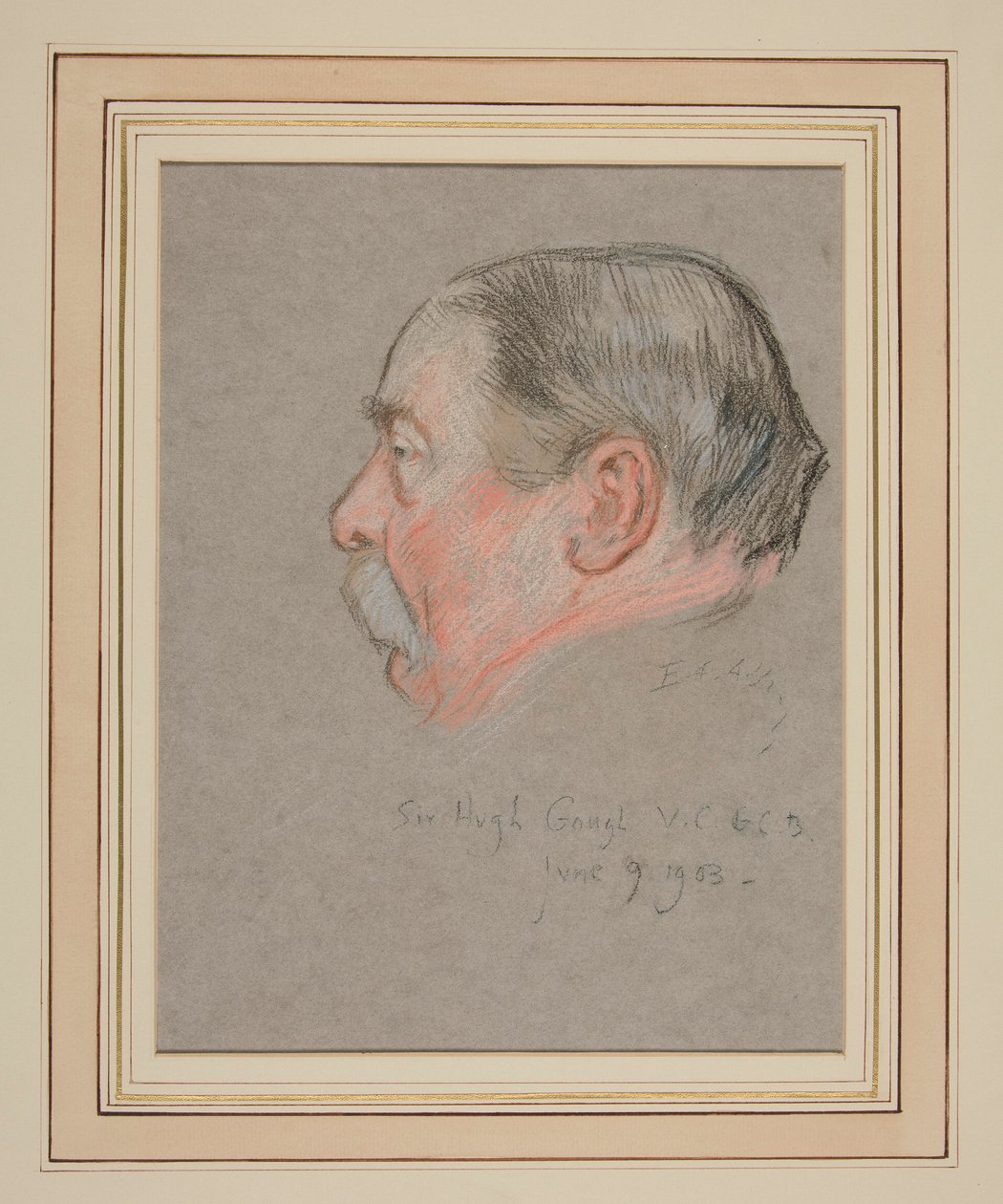 Coronation of Edward VII Portrait: Sir Hugh Henry Gough by Edwin Austin Abbey