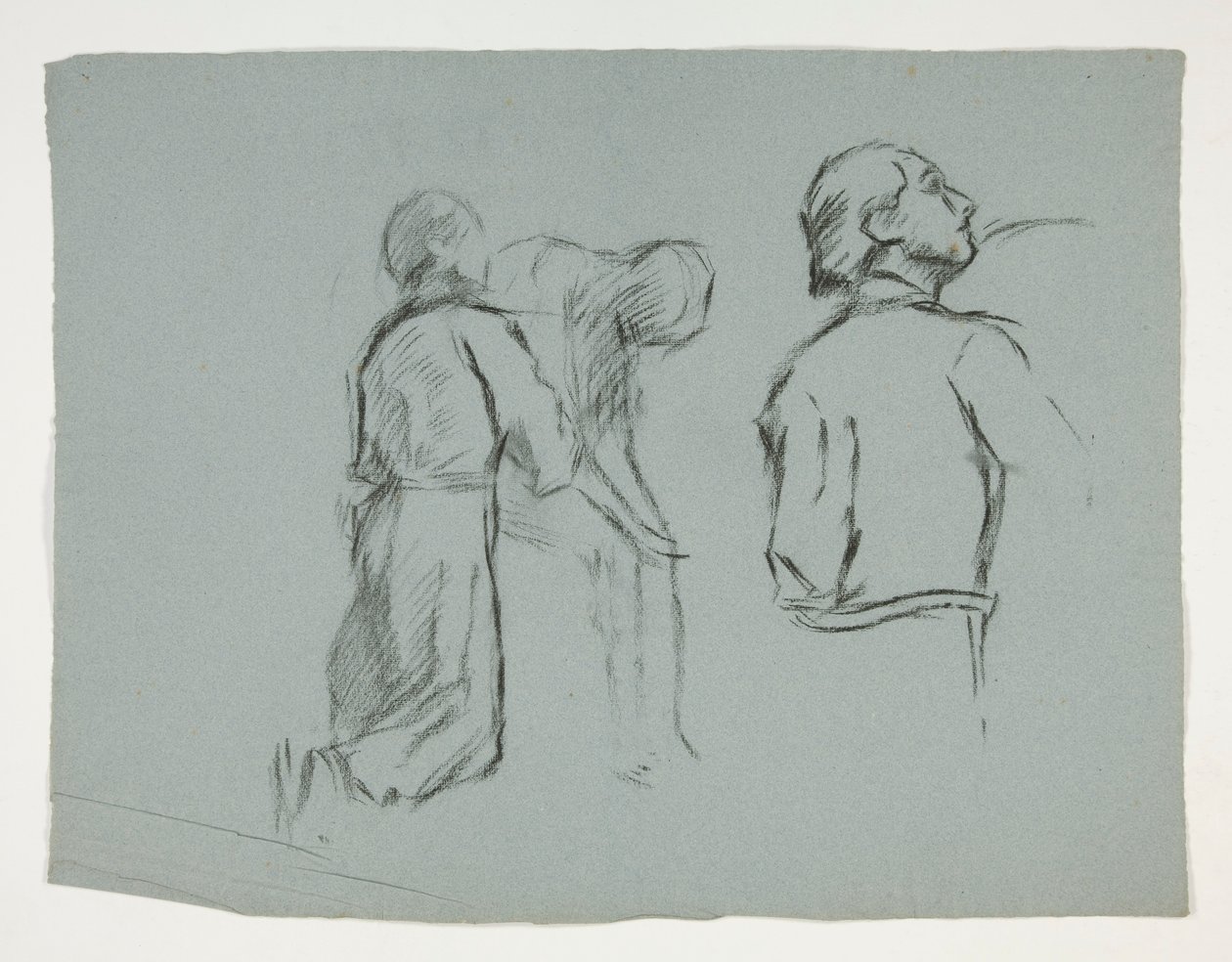Figure Studies for the Knighting of Sir Galahad, from The Quest of the Holy Grail by Edwin Austin Abbey