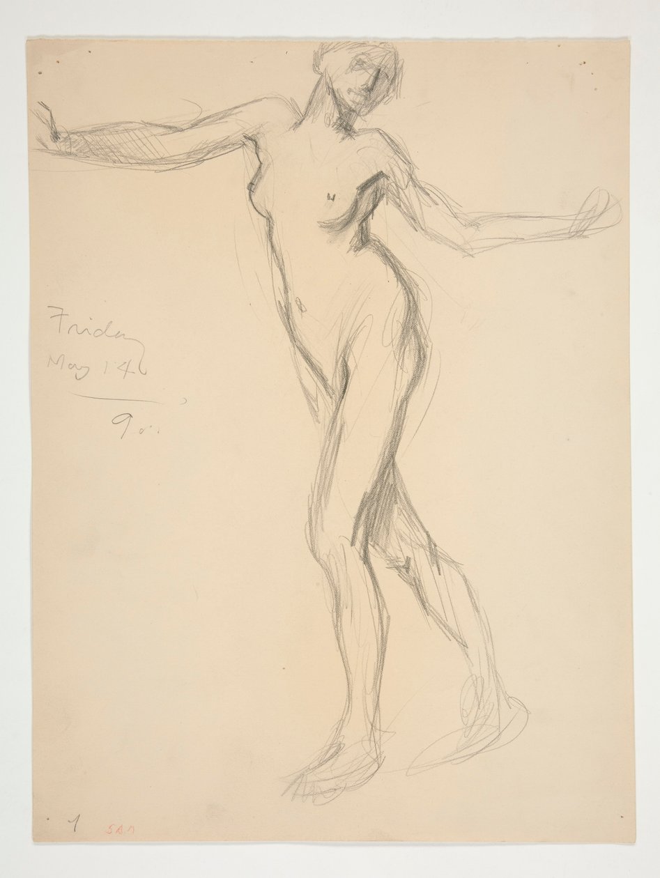 Figure Study by Edwin Austin Abbey