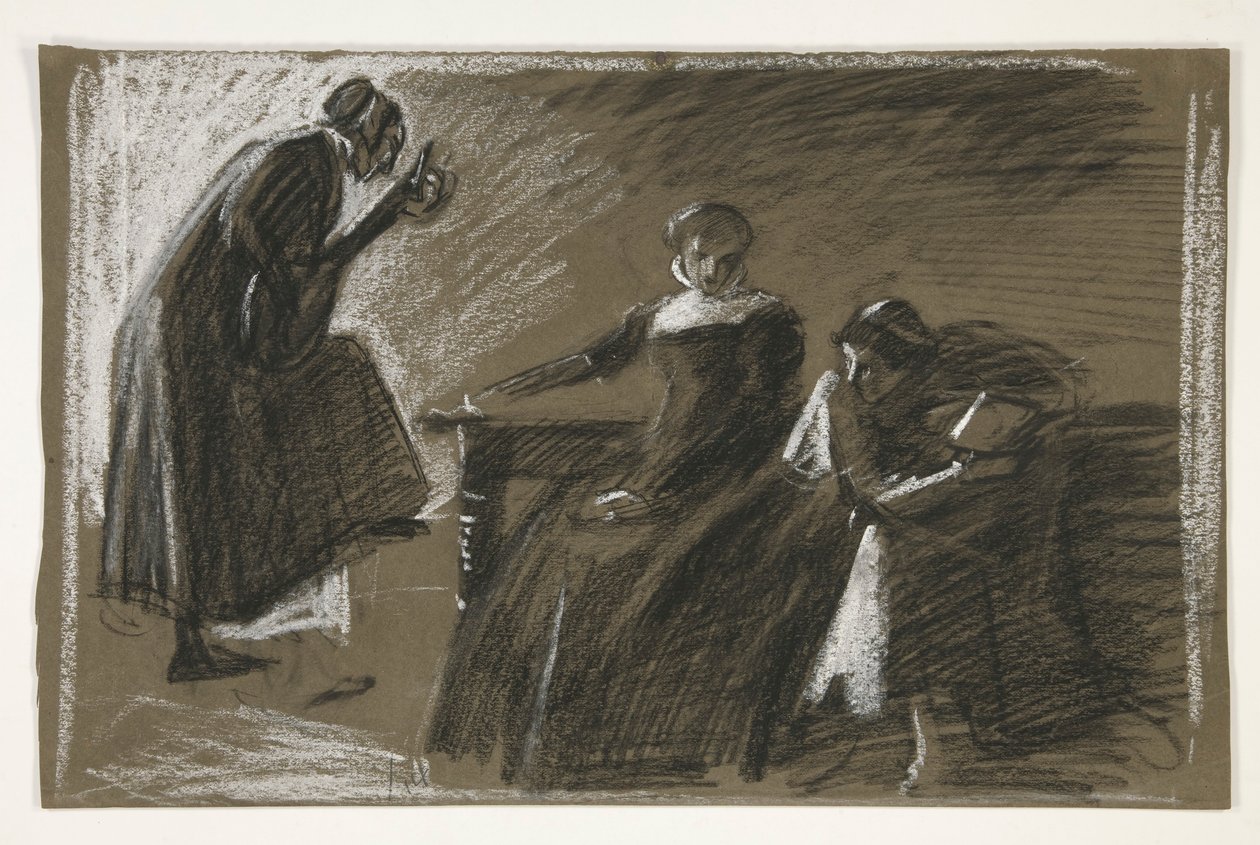 Sketch for an Unidentified Shakespeare Play by Edwin Austin Abbey