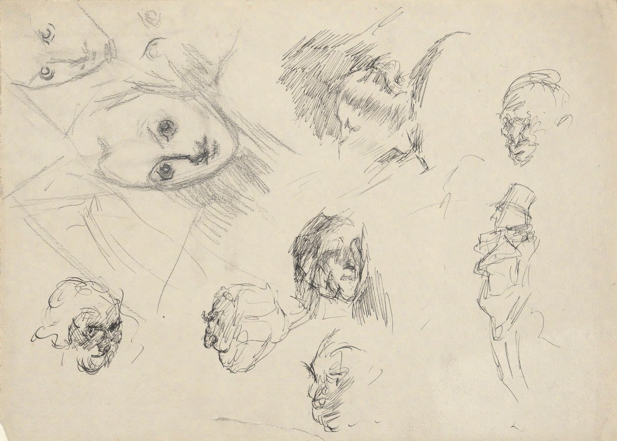 Studies of Heads by Edwin Austin Abbey