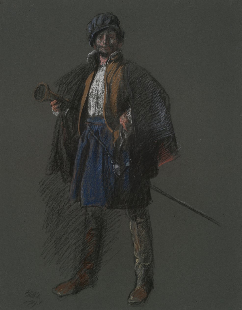 Study for Apotheosis of Pa.: Hudson by Edwin Austin Abbey