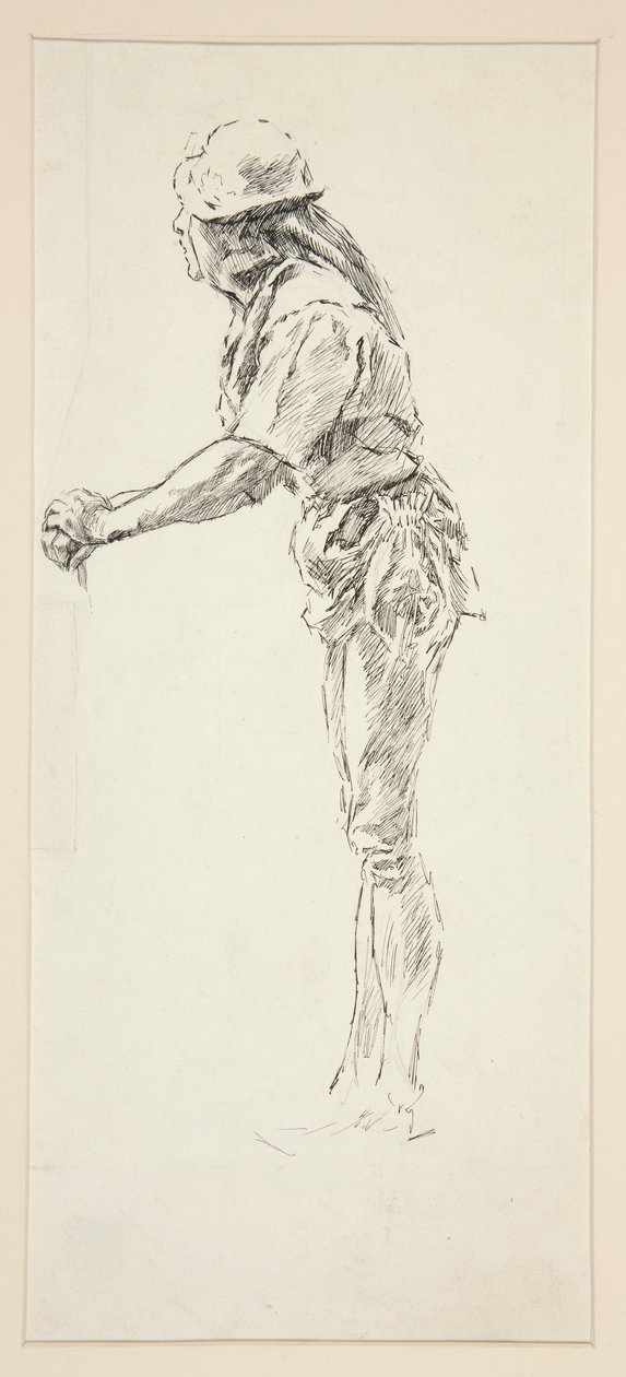 Study for Dull, from Love by Edwin Austin Abbey