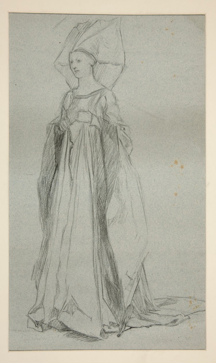 Study for Lady Anne, for King Richard III by Edwin Austin Abbey